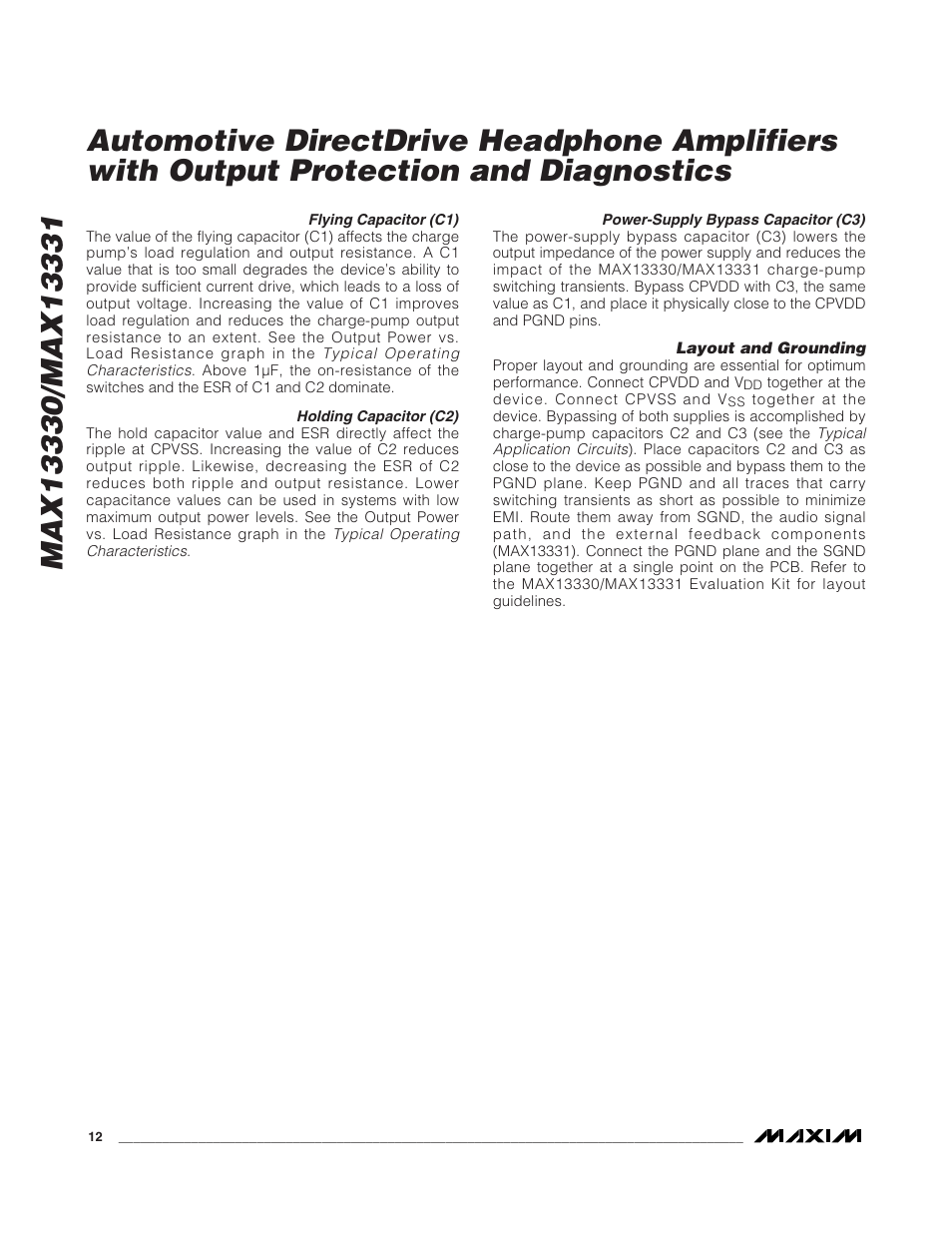 Rainbow Electronics MAX13331 User Manual | Page 12 / 15