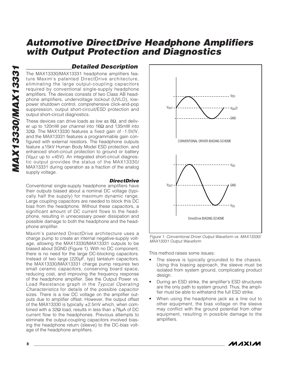 Detailed description | Rainbow Electronics MAX13331 User Manual | Page 8 / 15