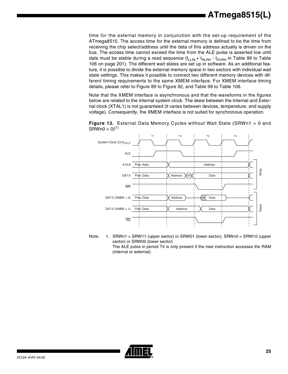 Atmega8515(l) | Rainbow Electronics ATmega8515L User Manual | Page 25 / 223