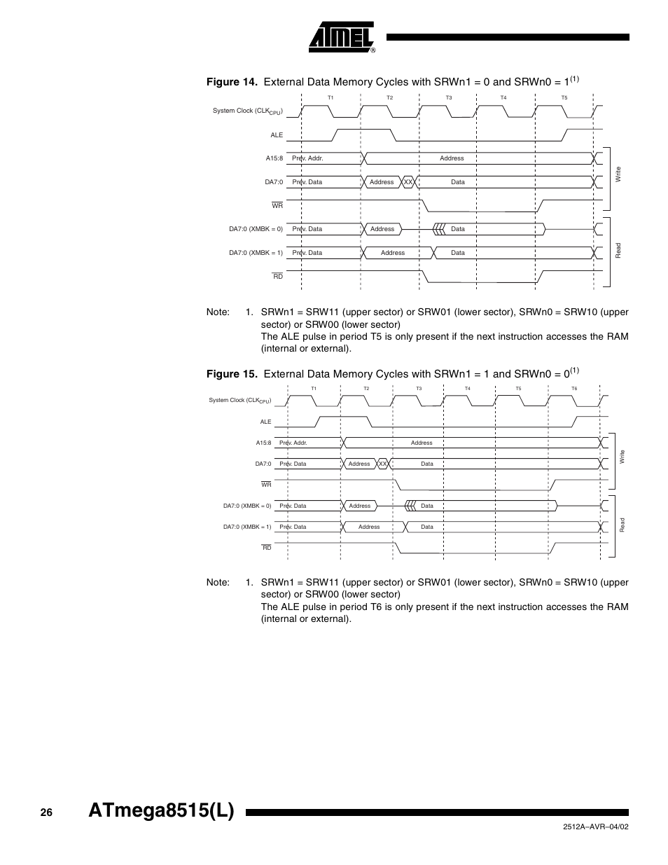 Atmega8515(l) | Rainbow Electronics ATmega8515L User Manual | Page 26 / 223