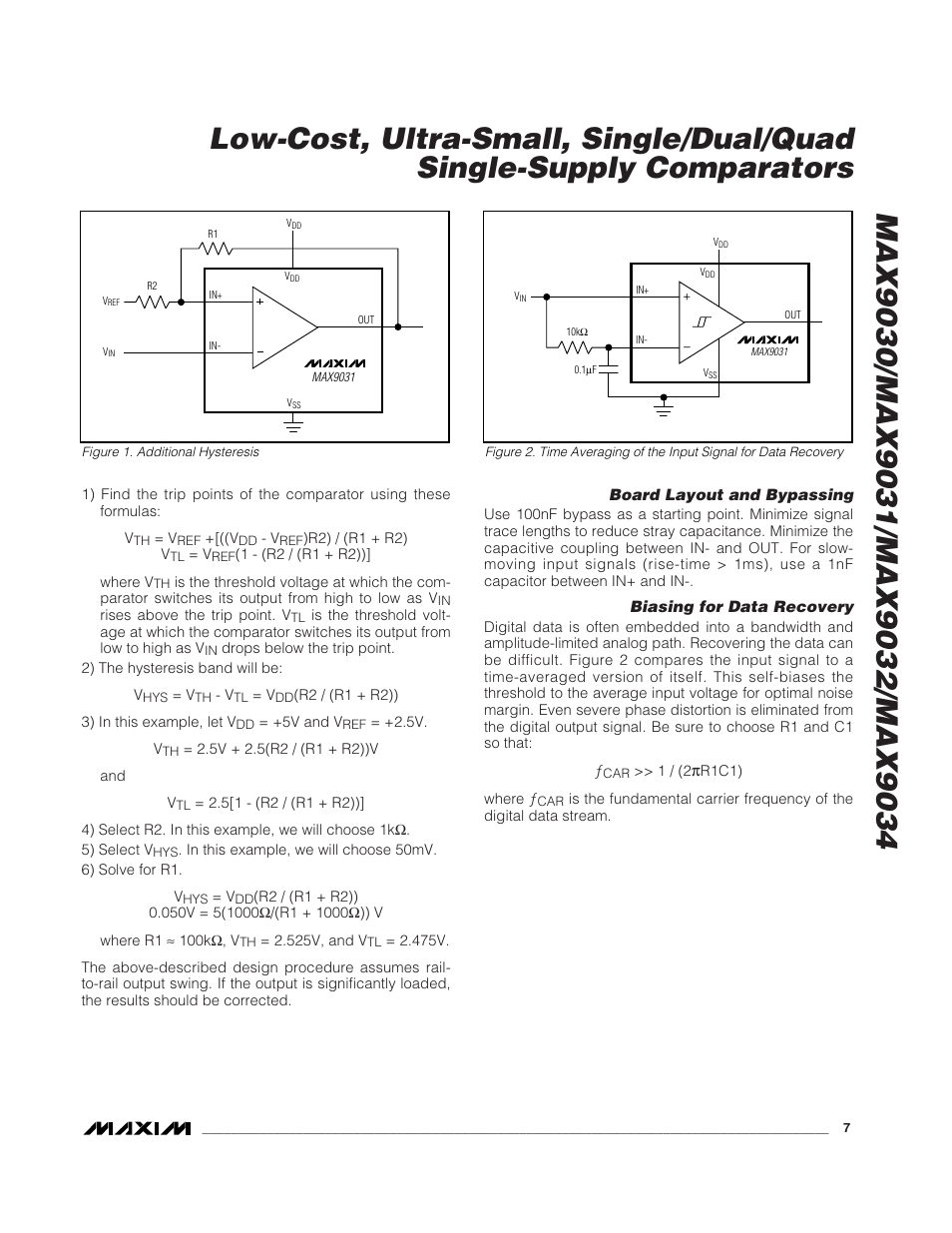 Rainbow Electronics MAX9034 User Manual | Page 7 / 11