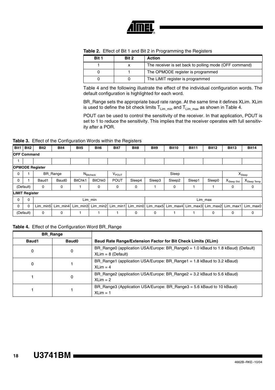 U3741bm | Rainbow Electronics U3741BM User Manual | Page 18 / 32
