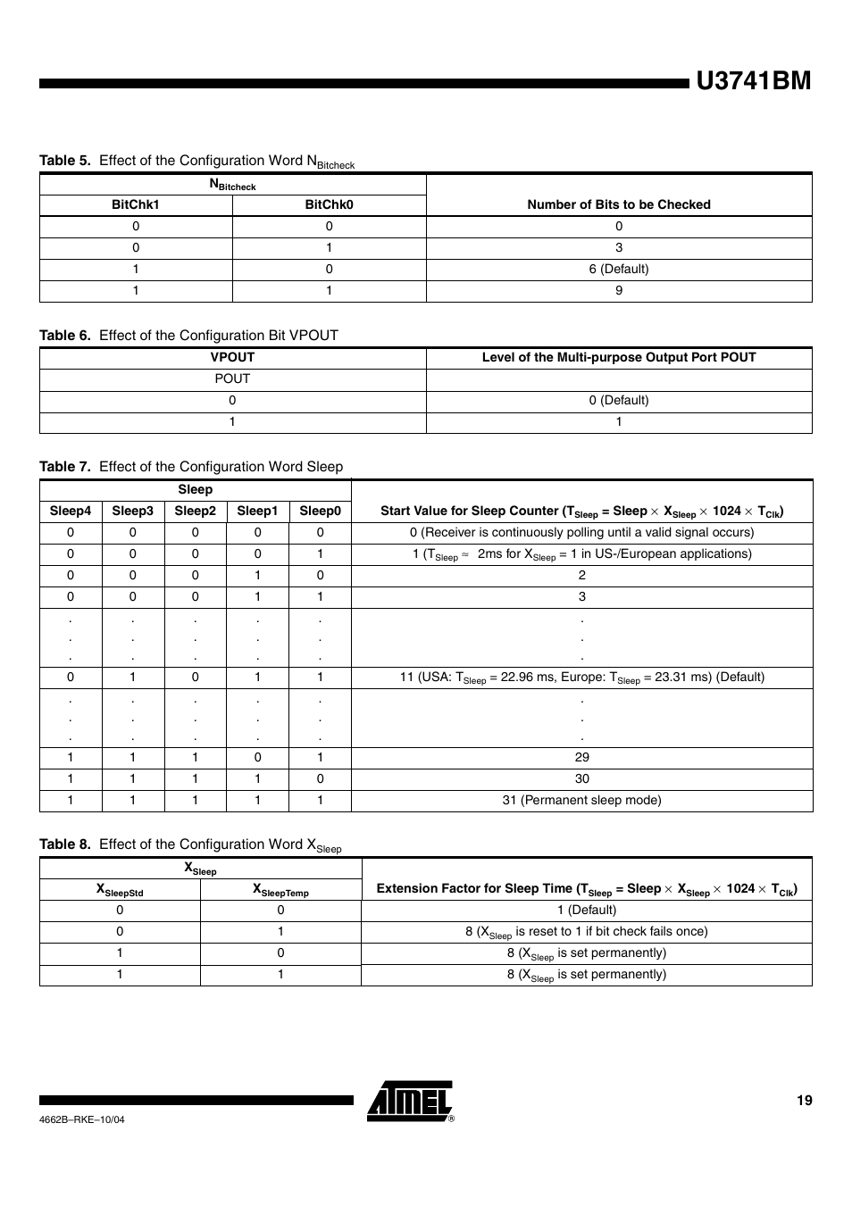 U3741bm | Rainbow Electronics U3741BM User Manual | Page 19 / 32