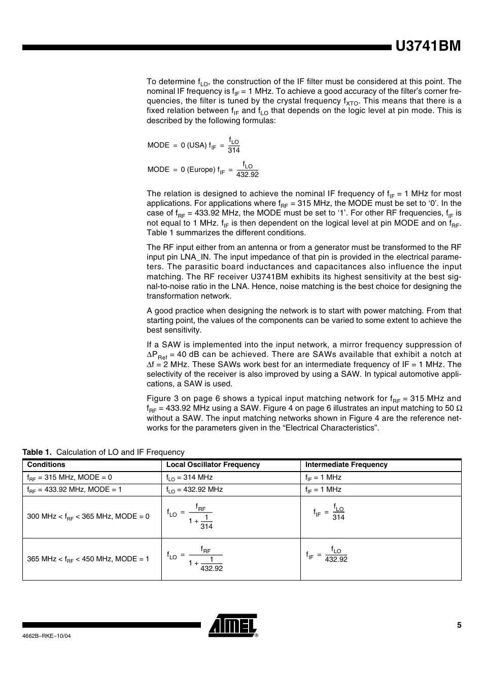 U3741bm | Rainbow Electronics U3741BM User Manual | Page 5 / 32