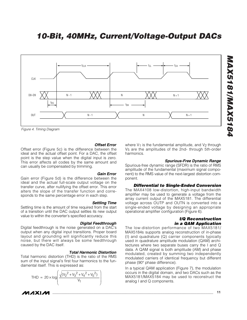 Rainbow Electronics MAX5184 User Manual | Page 11 / 16