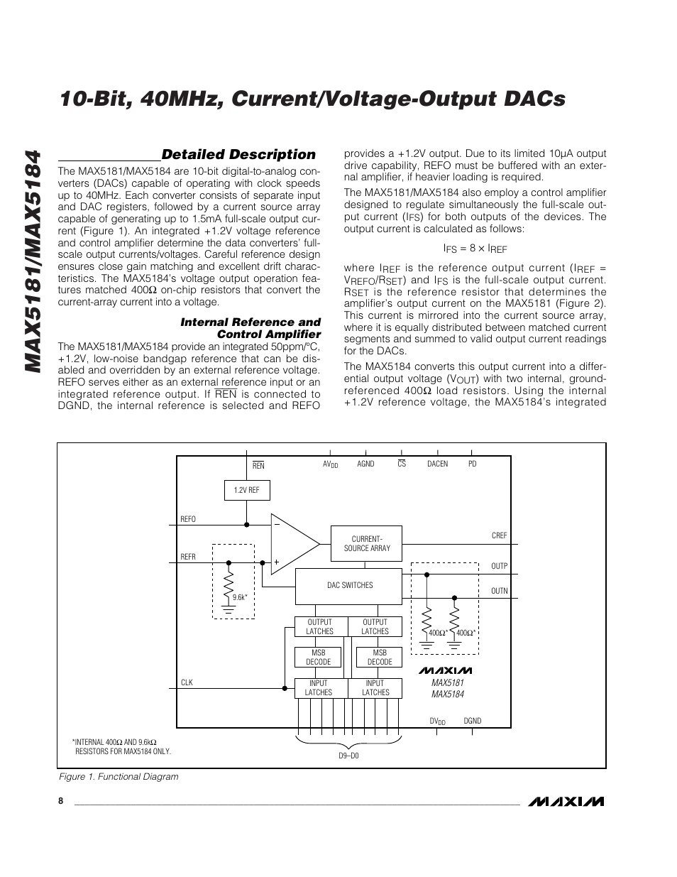 Detailed description | Rainbow Electronics MAX5184 User Manual | Page 8 / 16