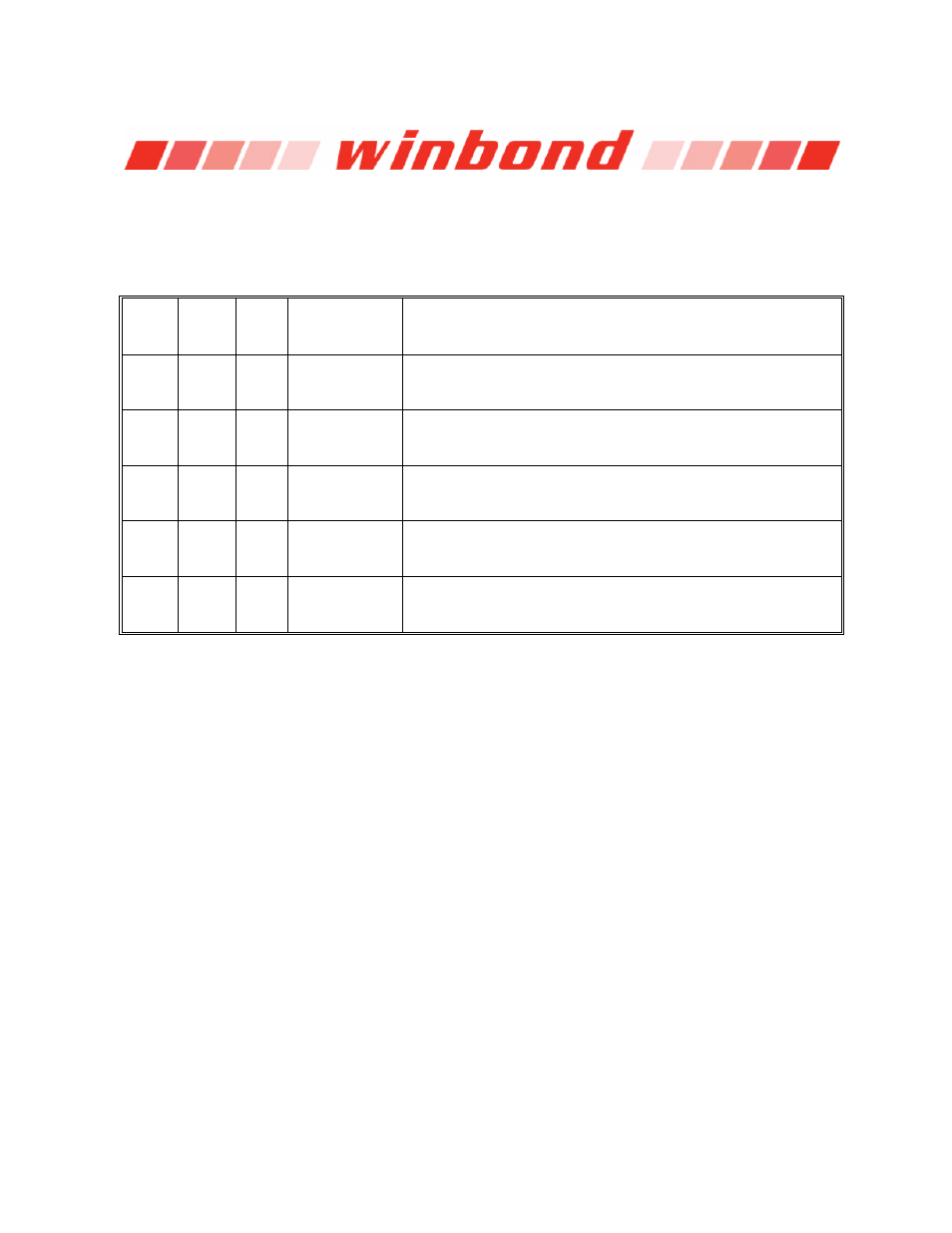6 status register protect (srp1, srp0), 7 quad enable (qe), Status register protect (srp1, srp0) | Quad enable (qe) | Rainbow Electronics W25Q32 User Manual | Page 13 / 60