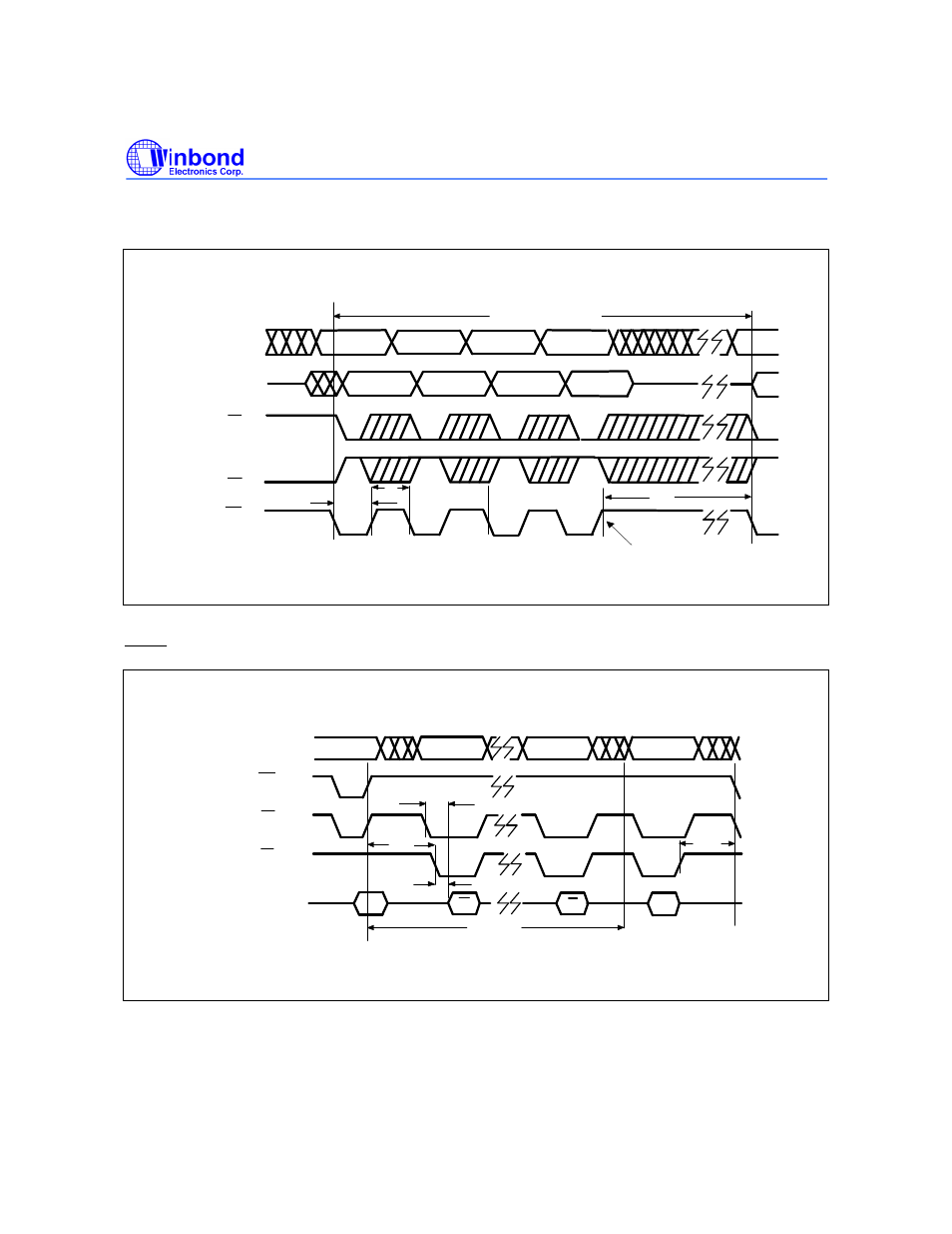 Program cycle timing diagram, Polling timing diagram, Data | Rainbow Electronics W49L102 User Manual | Page 16 / 21