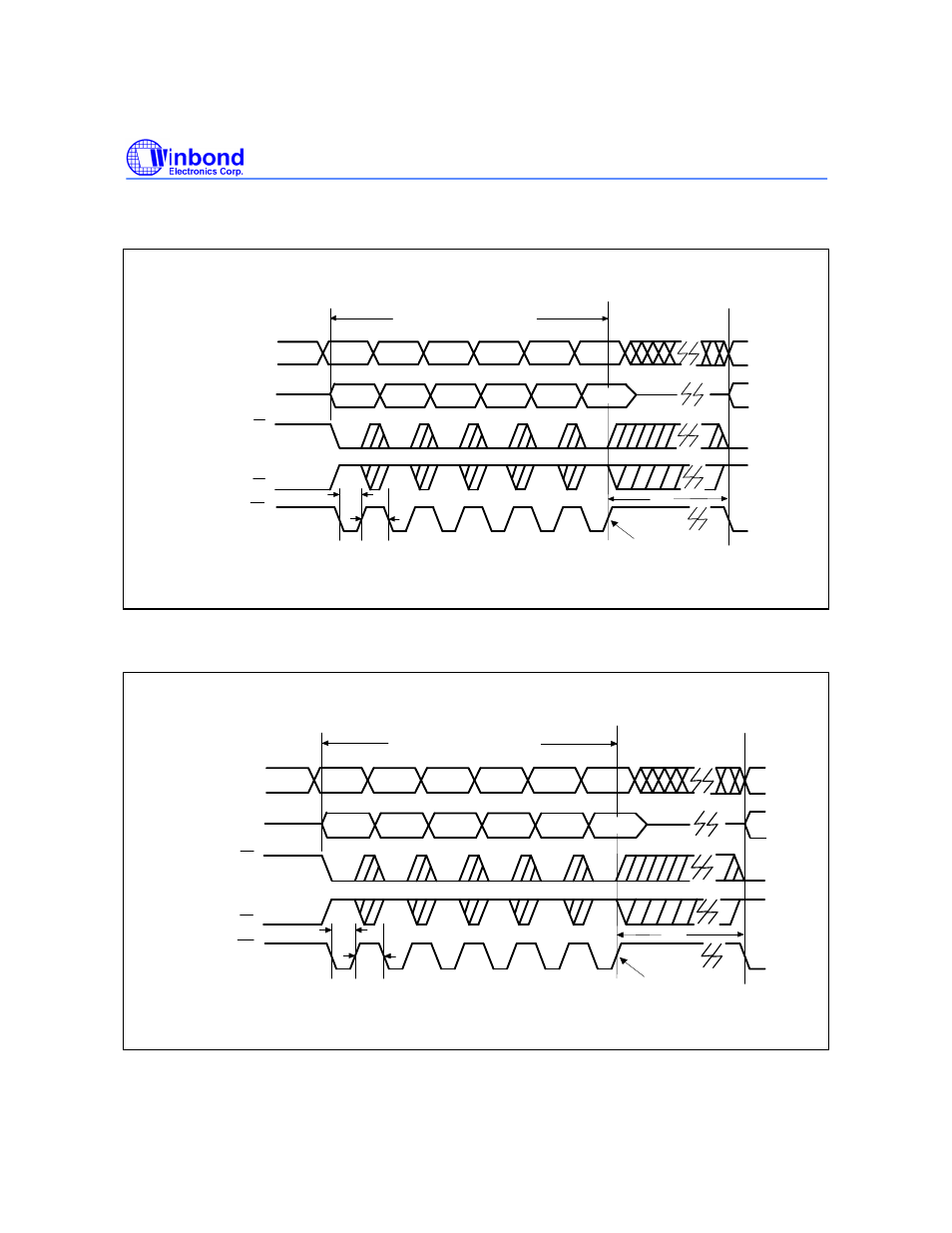 Chip erase timing diagram | Rainbow Electronics W49L102 User Manual | Page 18 / 21
