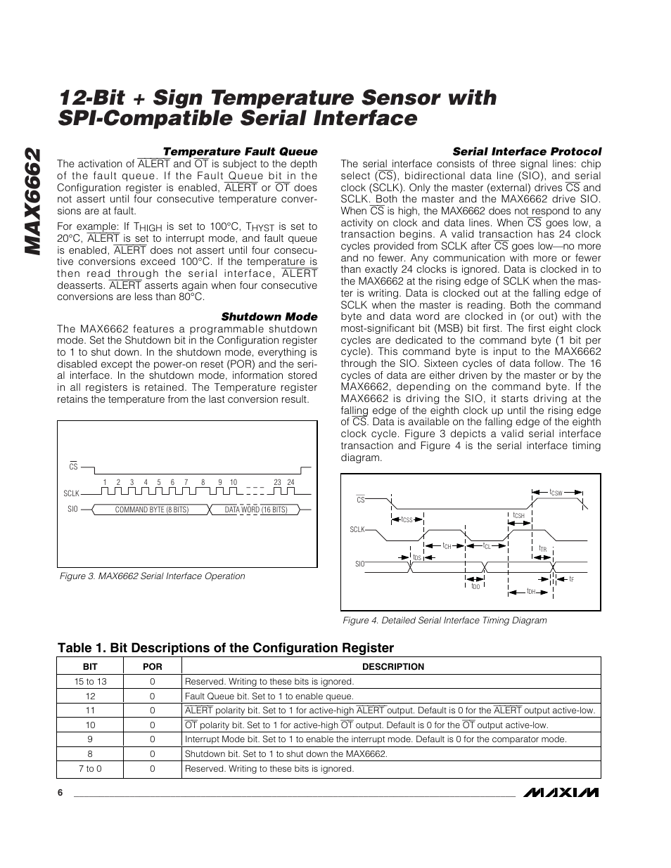 Rainbow Electronics MAX6662 User Manual | Page 6 / 9