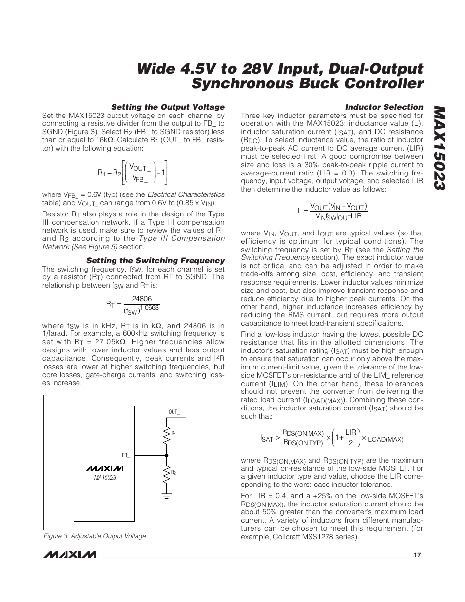 Rainbow Electronics MAX15023 User Manual | Page 17 / 27
