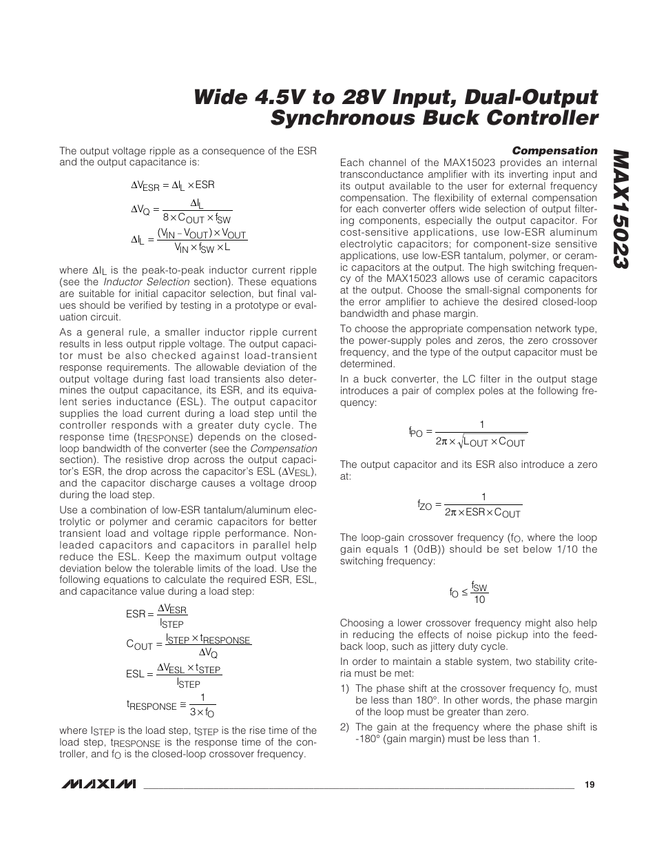 Rainbow Electronics MAX15023 User Manual | Page 19 / 27