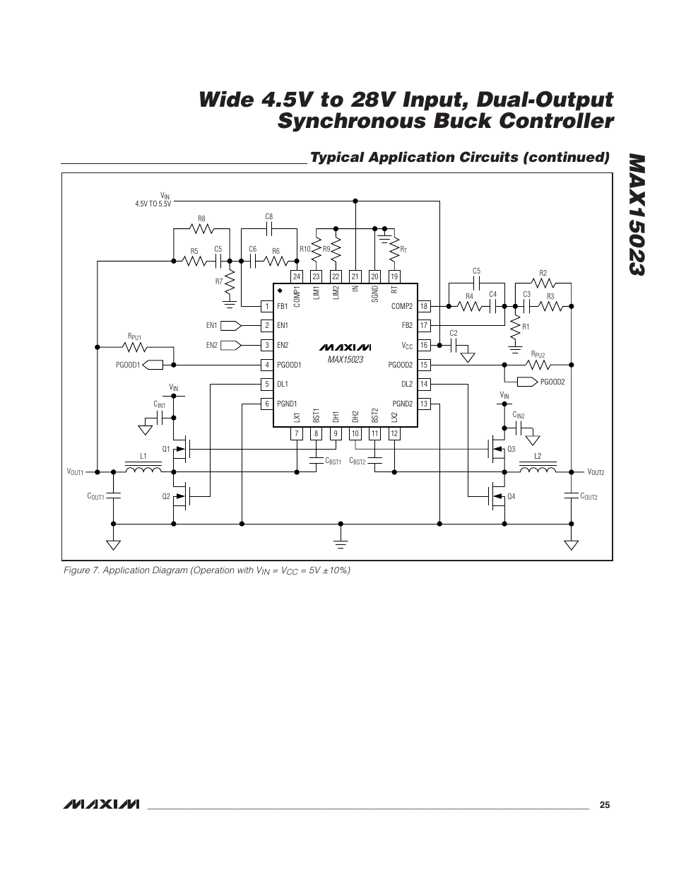 Typical application circuits (continued) | Rainbow Electronics MAX15023 User Manual | Page 25 / 27