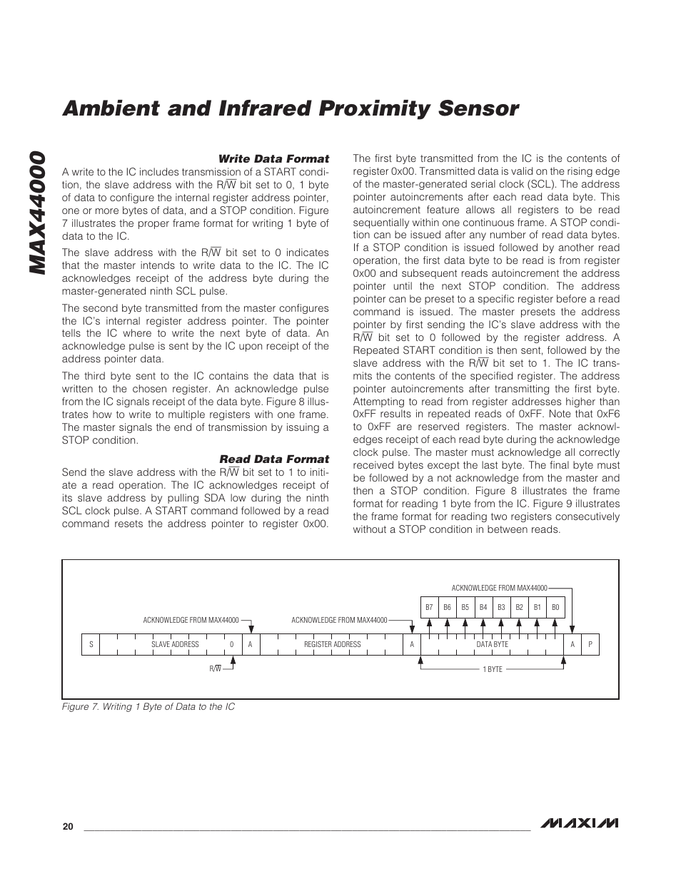 Rainbow Electronics MAX44000 User Manual | Page 20 / 24