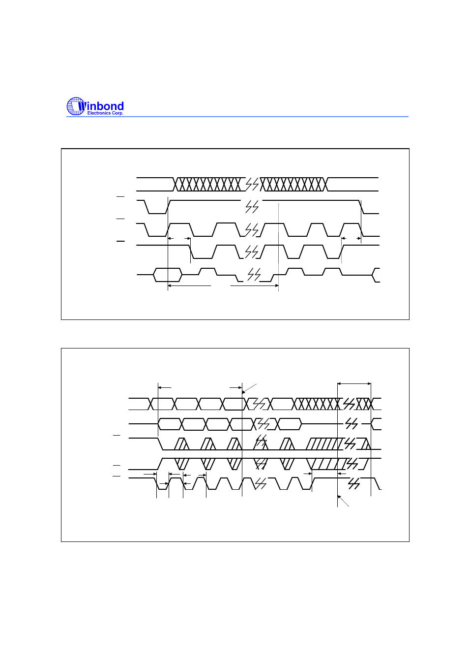 Toggle bit timing diagram | Rainbow Electronics W29EE011 User Manual | Page 15 / 20