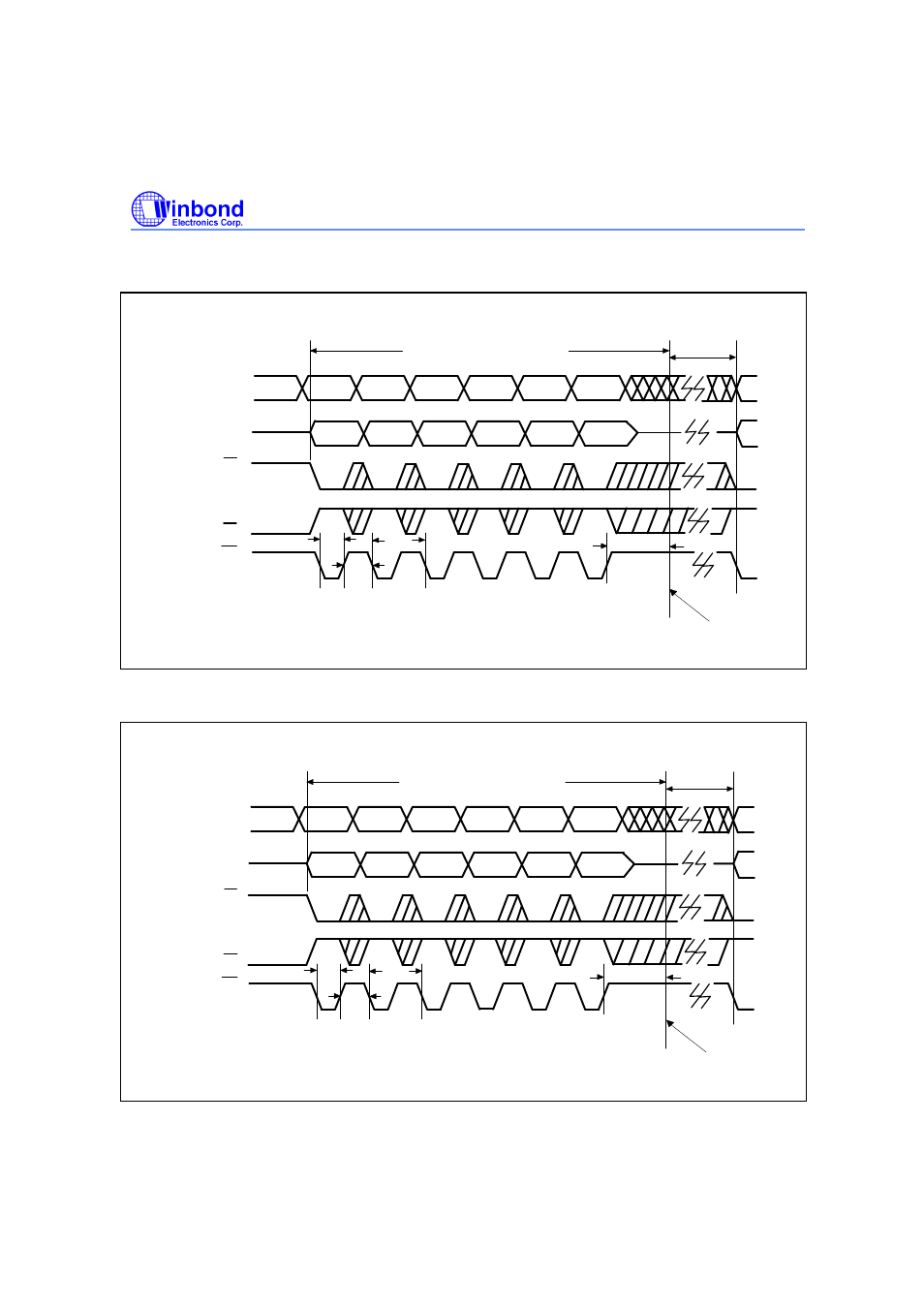 Reset software data protection timing diagram, 5 volt-only software chip erase timing diagram | Rainbow Electronics W29EE011 User Manual | Page 16 / 20
