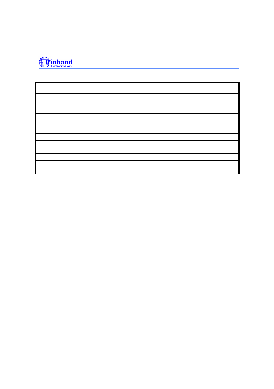 Ordering information | Rainbow Electronics W29EE011 User Manual | Page 17 / 20