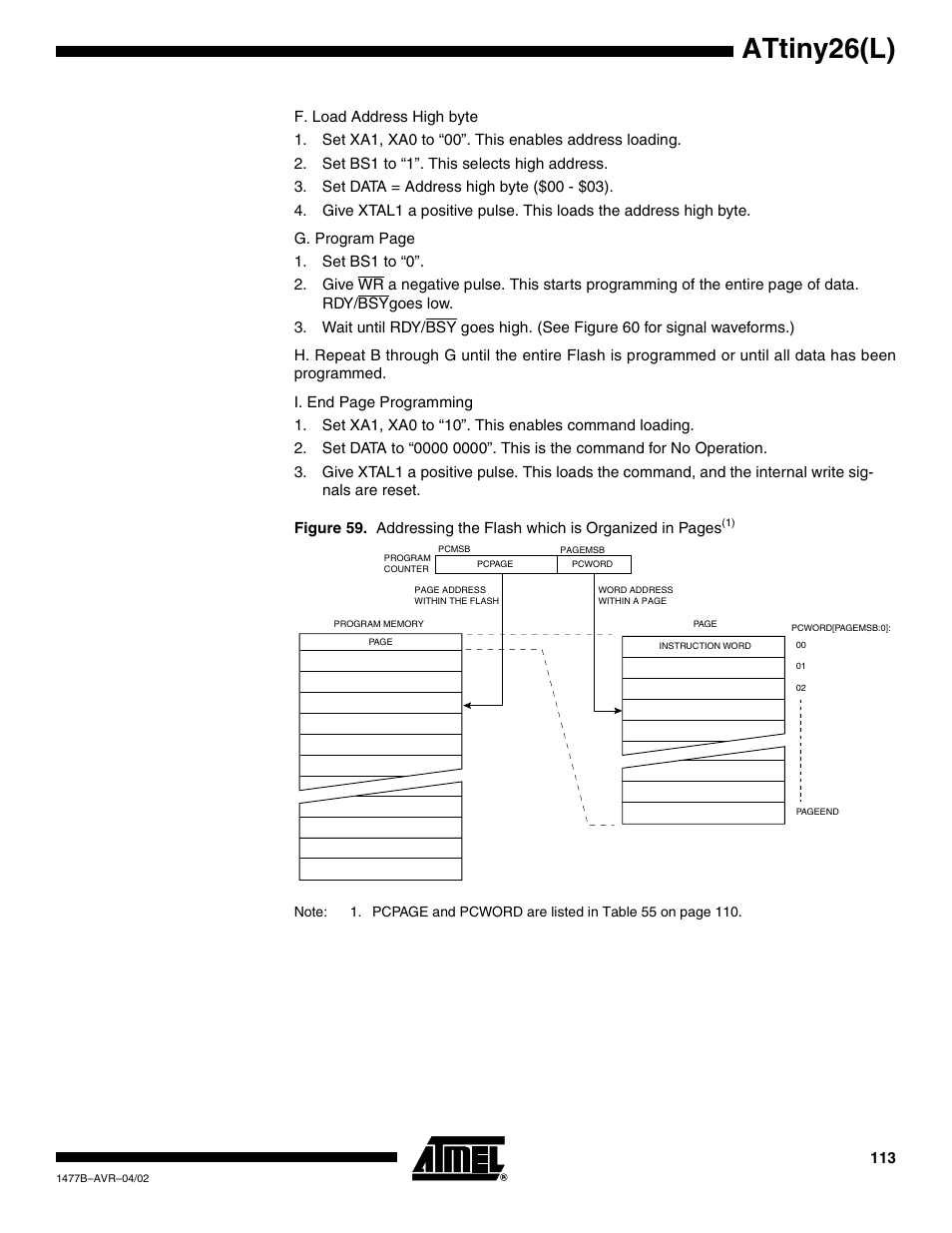 Attiny26(l) | Rainbow Electronics ATtiny26L User Manual | Page 113 / 151