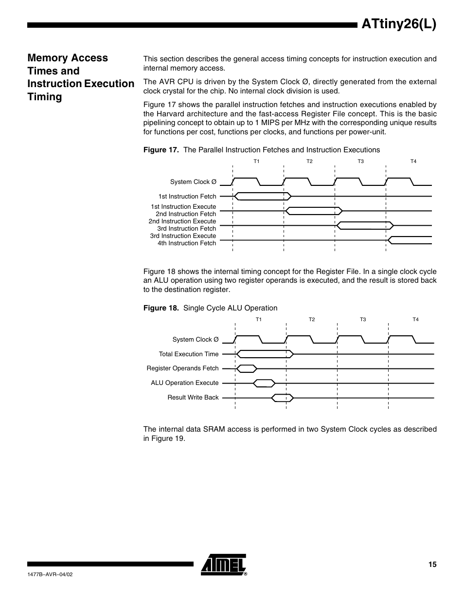 Attiny26(l) | Rainbow Electronics ATtiny26L User Manual | Page 15 / 151