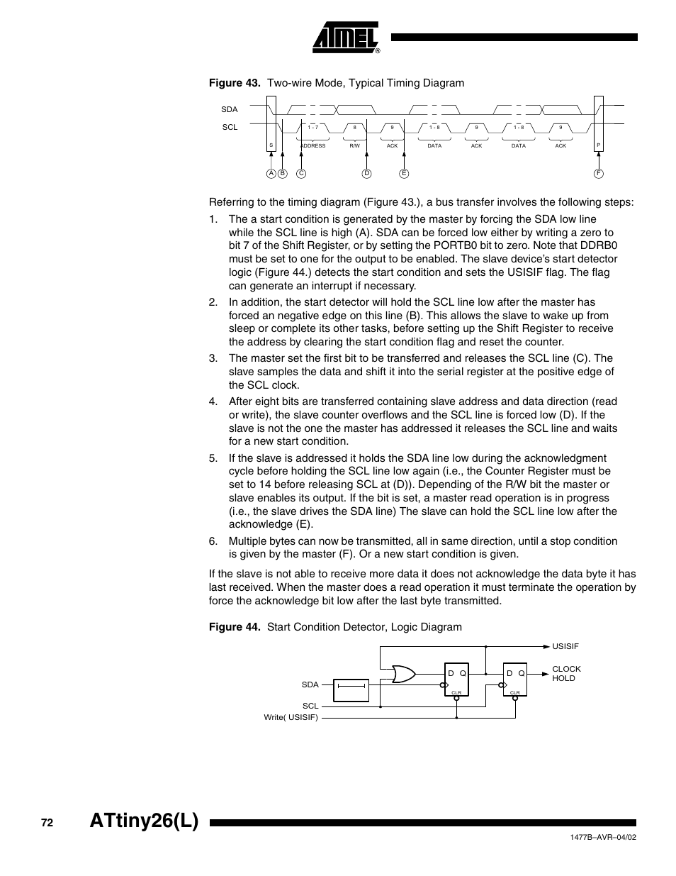 Attiny26(l) | Rainbow Electronics ATtiny26L User Manual | Page 72 / 151