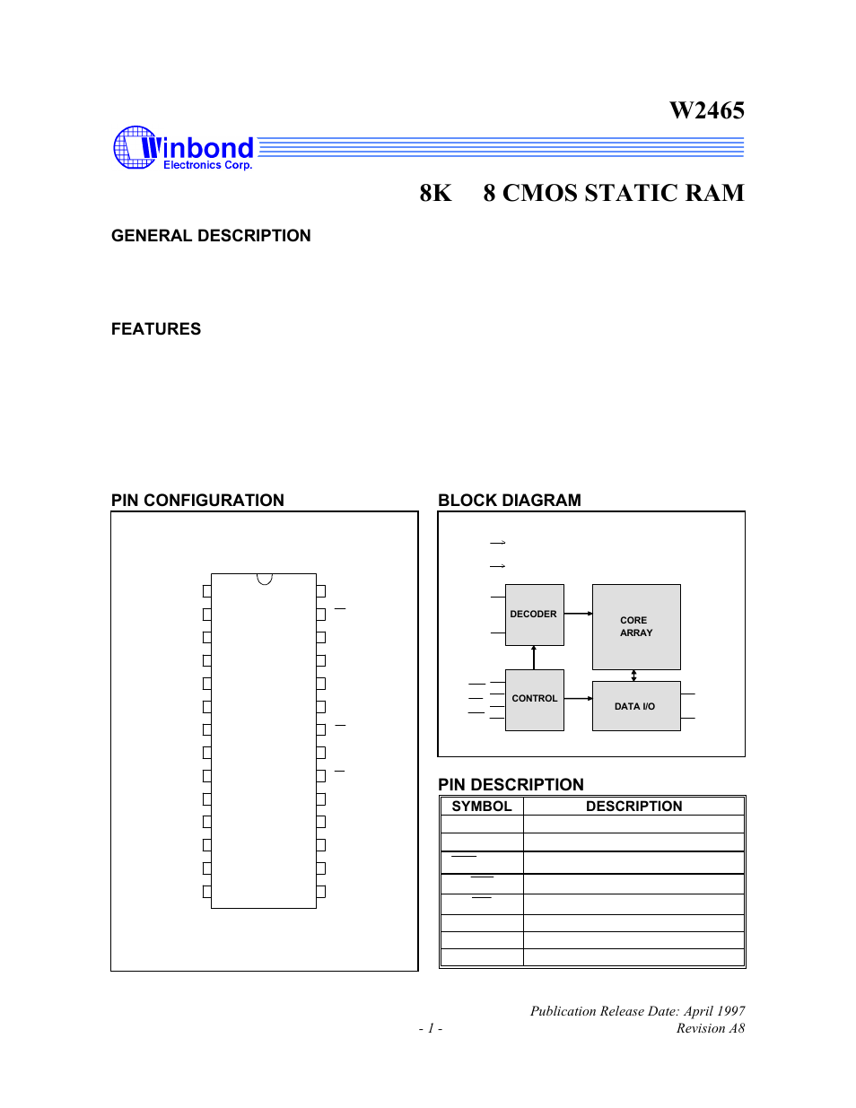 Rainbow Electronics W2465 User Manual | 10 pages