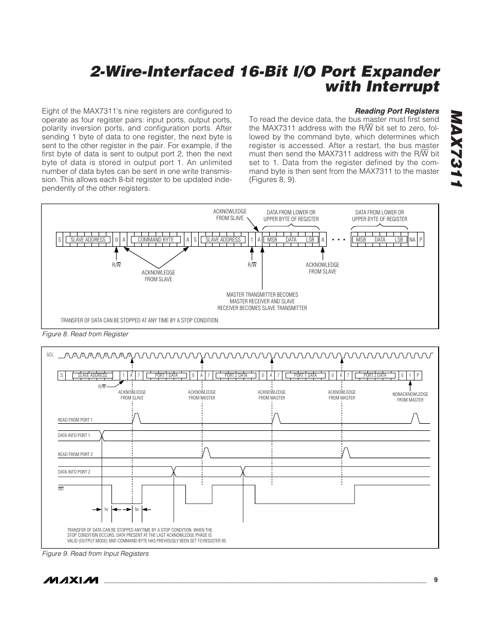 Rainbow Electronics MAX7311 User Manual | Page 9 / 17