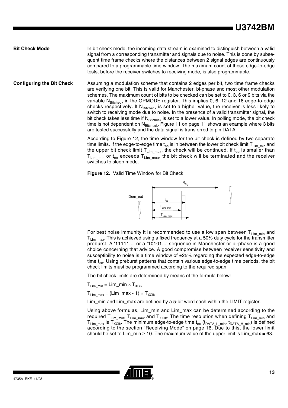 U3742bm | Rainbow Electronics U3742BM User Manual | Page 13 / 32
