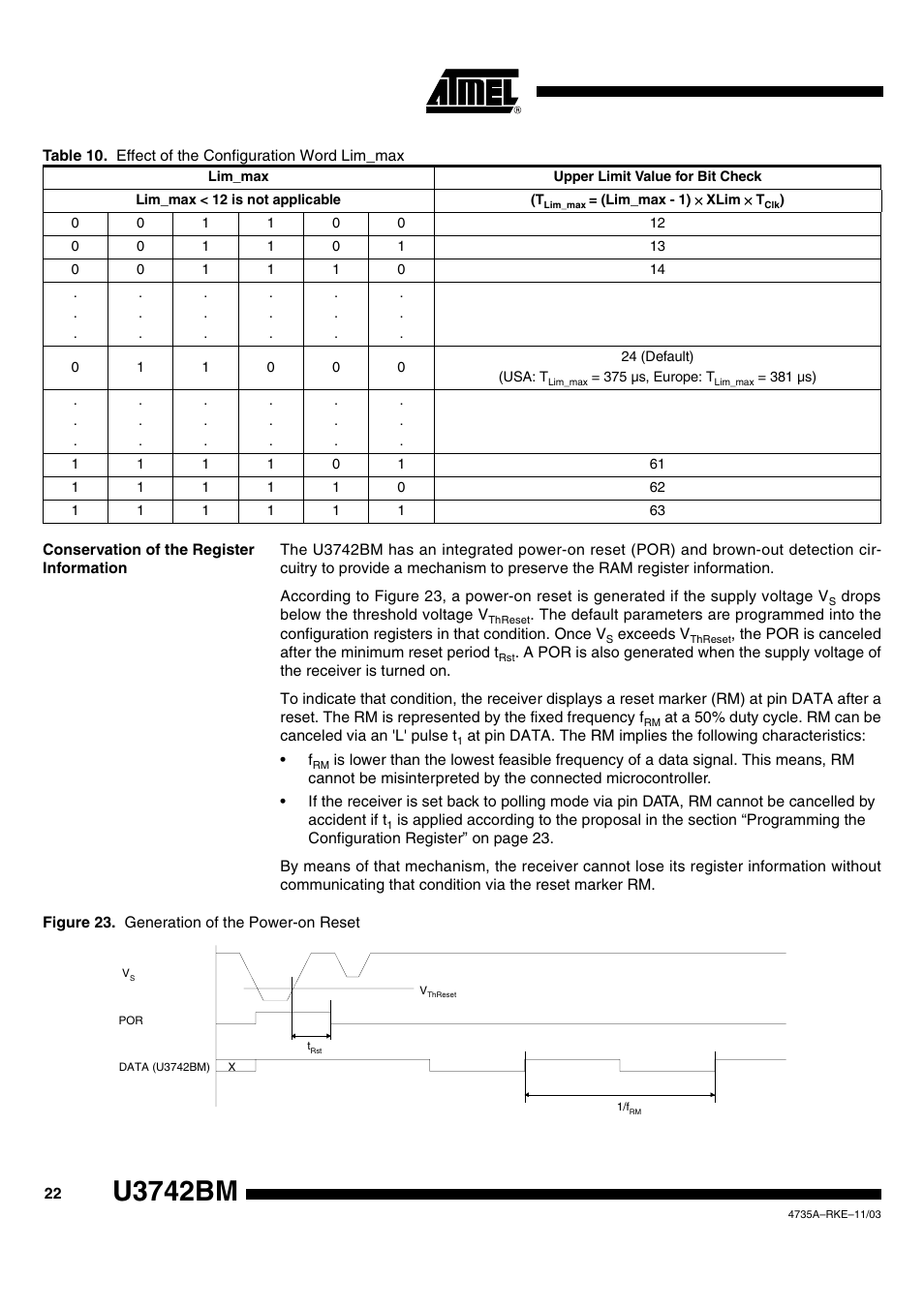 U3742bm | Rainbow Electronics U3742BM User Manual | Page 22 / 32