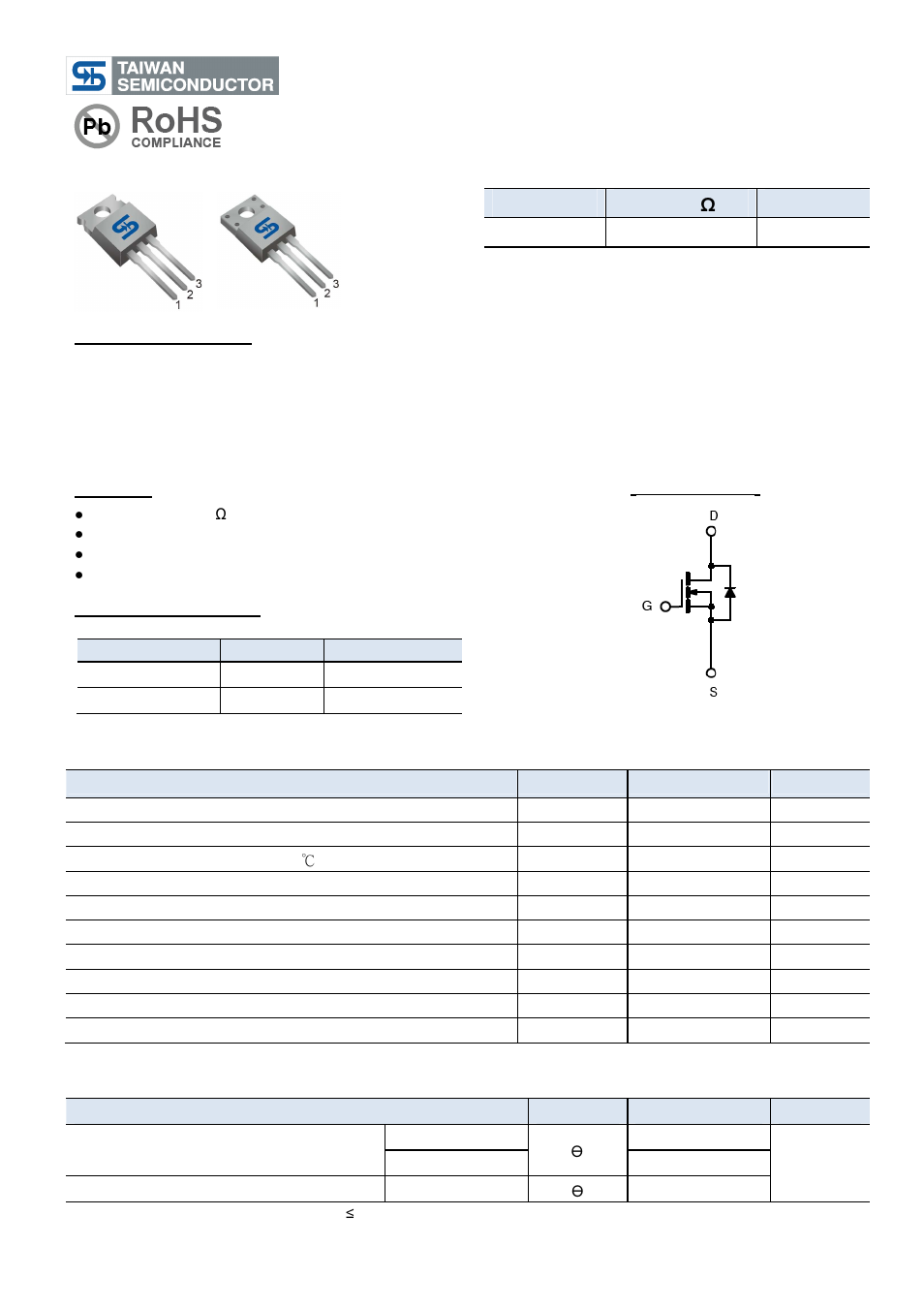 Rainbow Electronics TSM13N50 User Manual | 10 pages