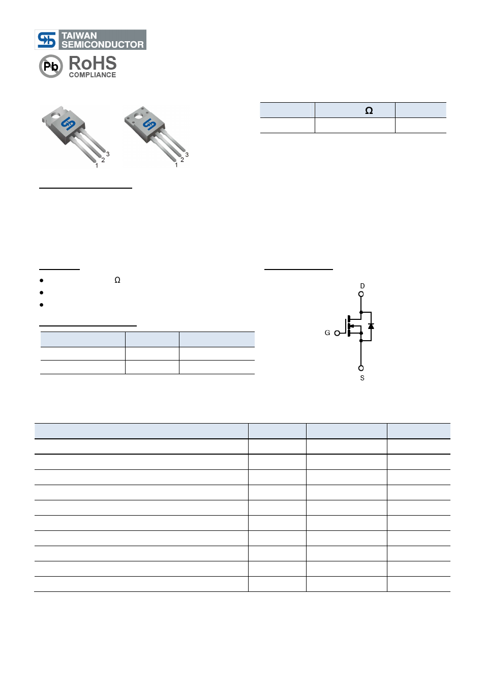 Rainbow Electronics TSM10N80 User Manual | 10 pages