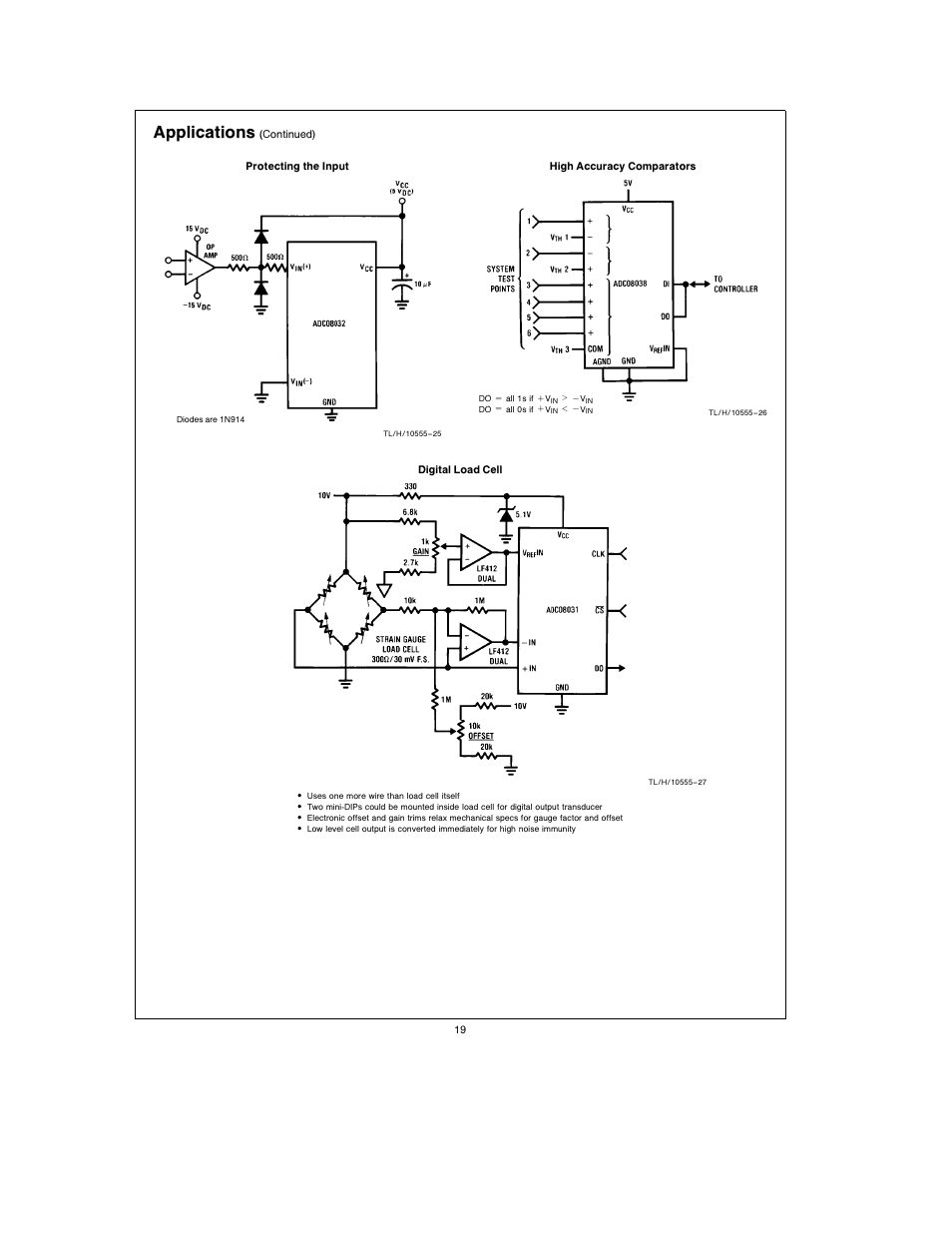 Applications | Rainbow Electronics ADC08038 User Manual | Page 19 / 24