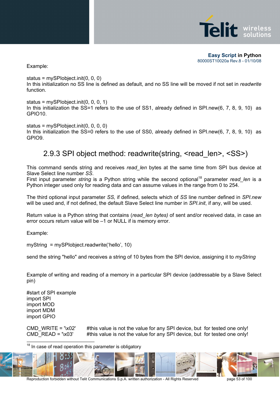 Rainbow Electronics GM862-GPS User Manual | Page 53 / 100