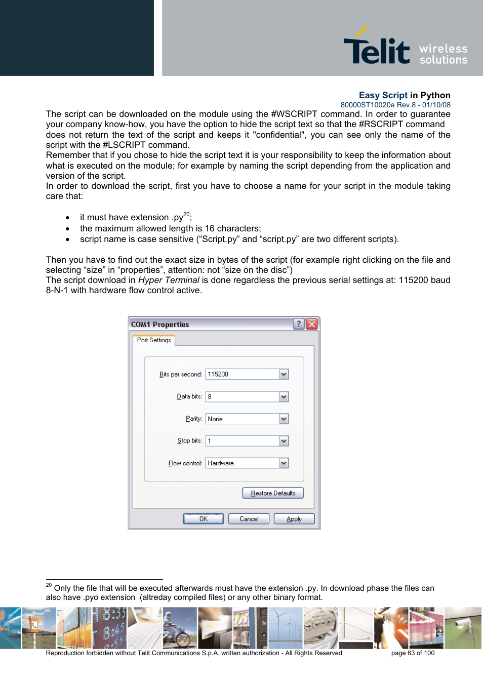 Rainbow Electronics GM862-GPS User Manual | Page 63 / 100