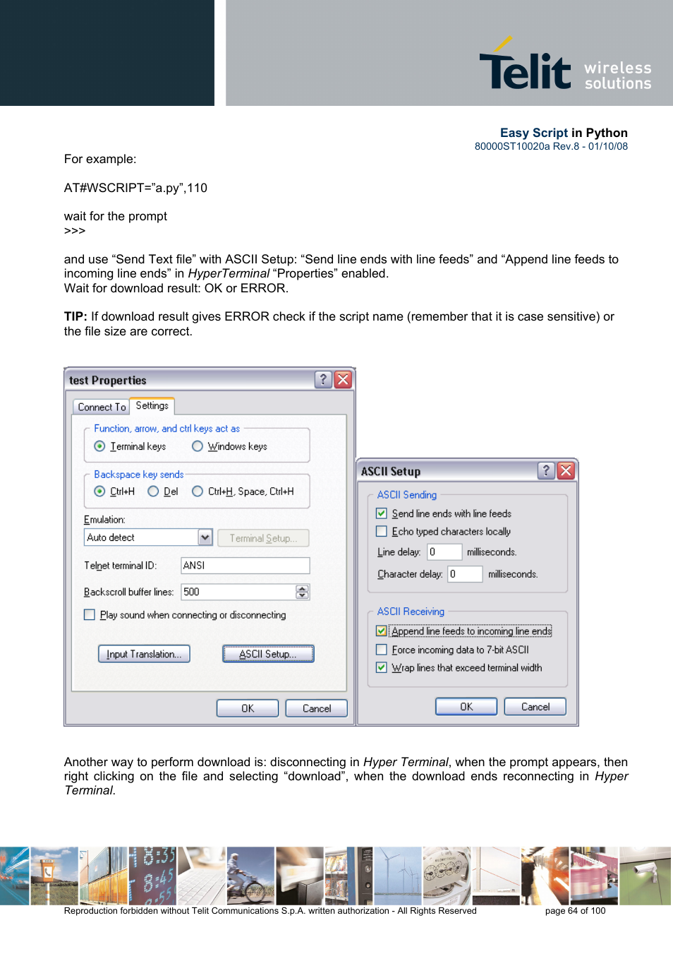 Rainbow Electronics GM862-GPS User Manual | Page 64 / 100