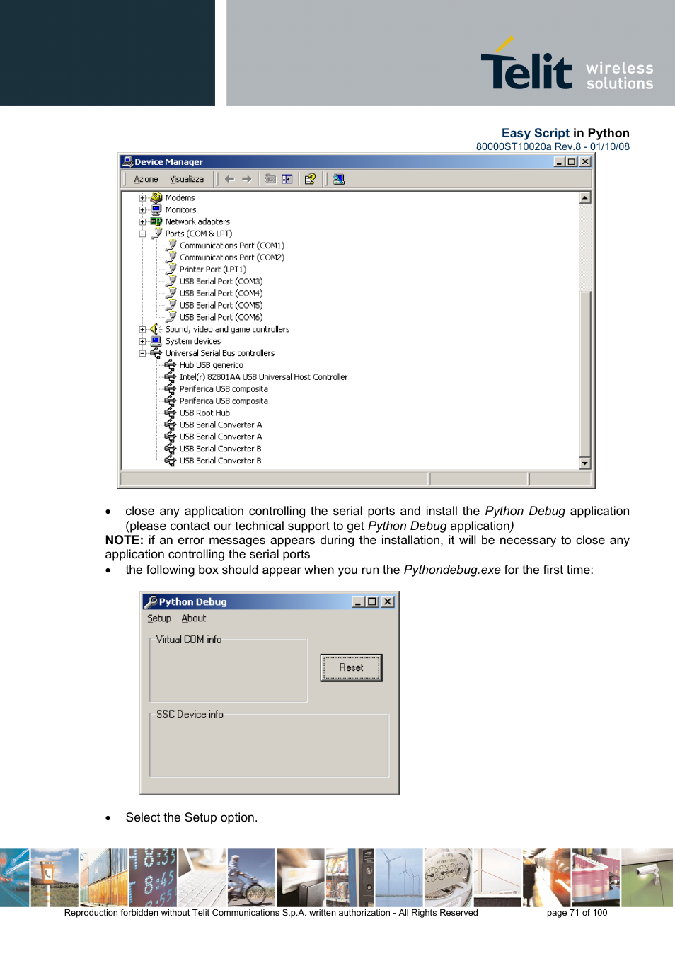 Rainbow Electronics GM862-GPS User Manual | Page 71 / 100