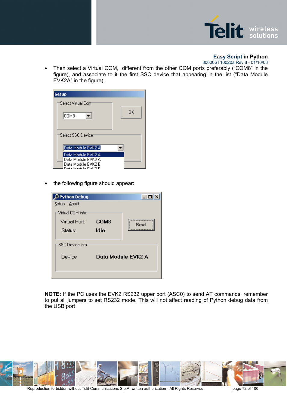 Rainbow Electronics GM862-GPS User Manual | Page 72 / 100