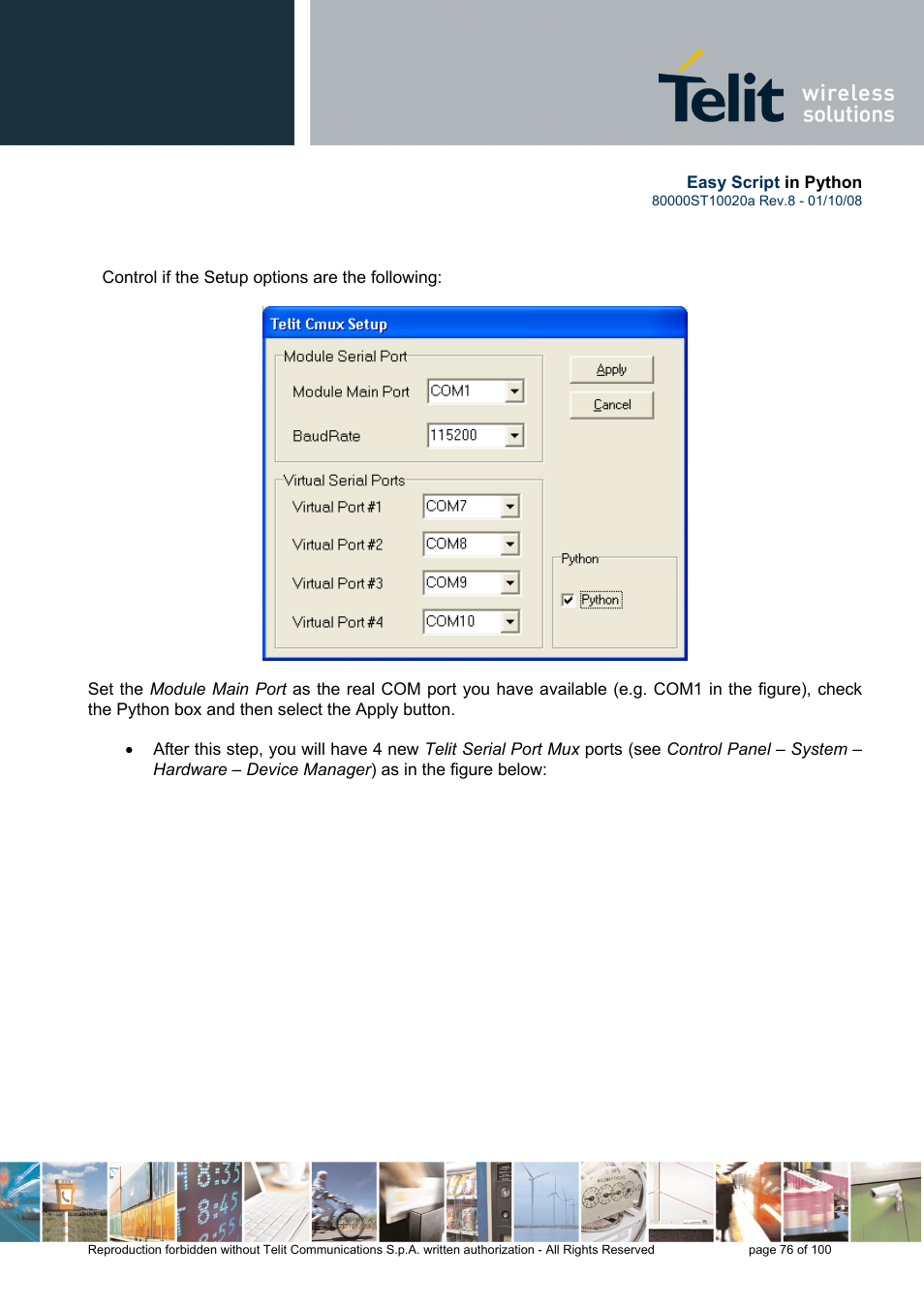Rainbow Electronics GM862-GPS User Manual | Page 76 / 100