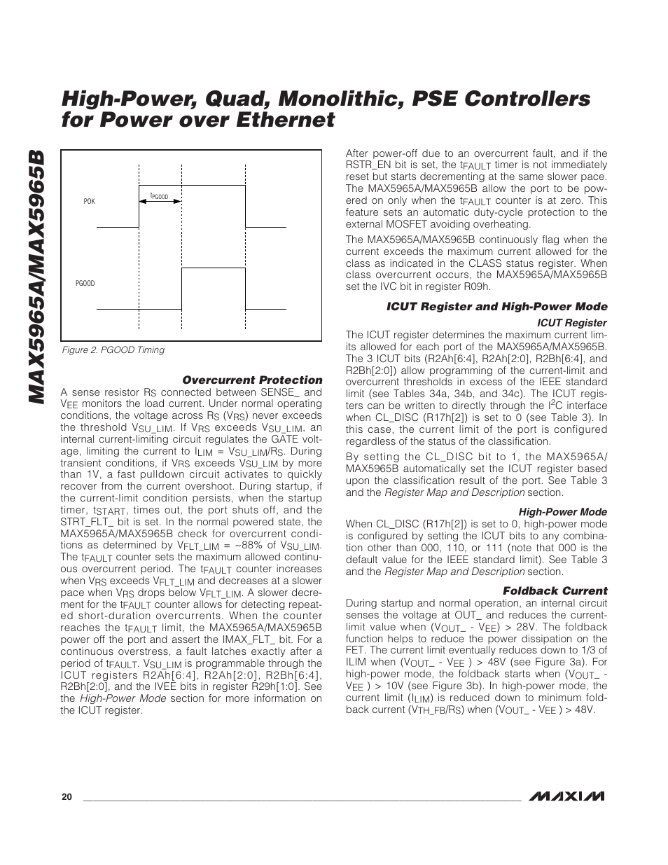 Rainbow Electronics MAX5965B User Manual | Page 20 / 52
