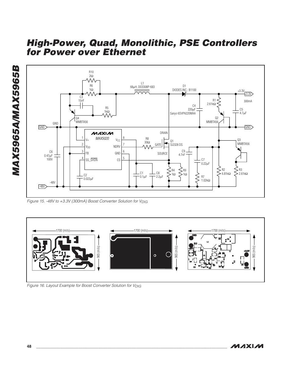 Rainbow Electronics MAX5965B User Manual | Page 48 / 52