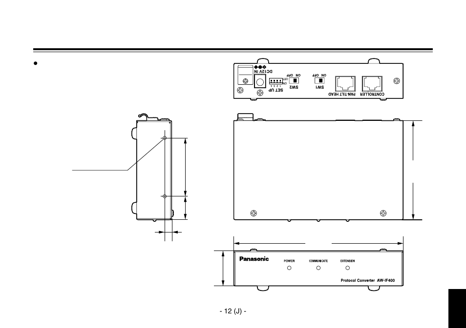 Panasonic AW-IF400 User Manual | Page 109 / 112