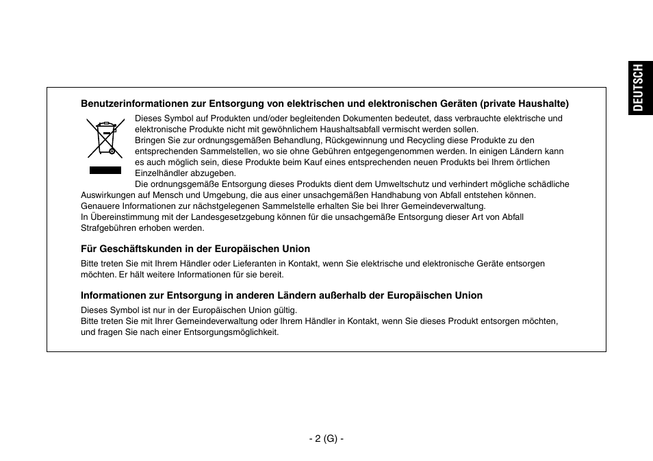 Deutsch | Panasonic AW-IF400 User Manual | Page 17 / 112