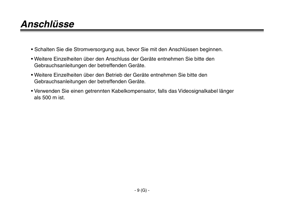 Anschlüsse | Panasonic AW-IF400 User Manual | Page 24 / 112