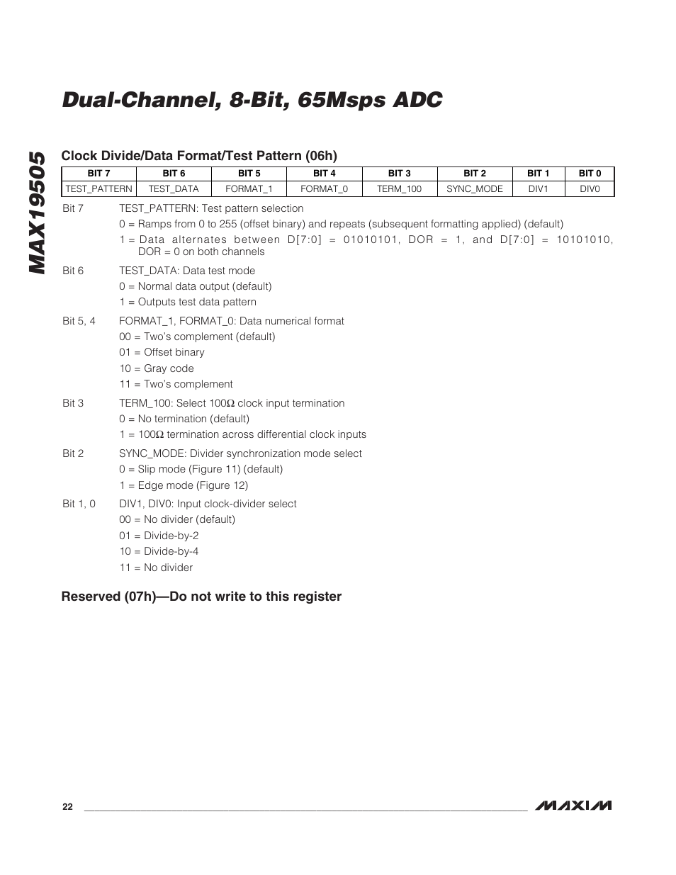 Rainbow Electronics MAX19505 User Manual | Page 22 / 34