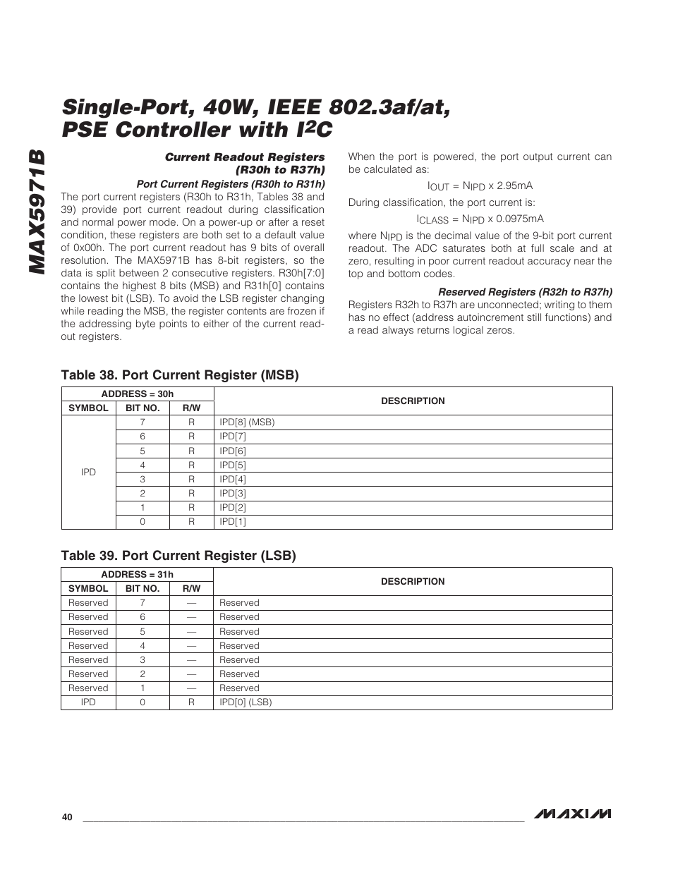 Rainbow Electronics MAX5971B User Manual | Page 40 / 46