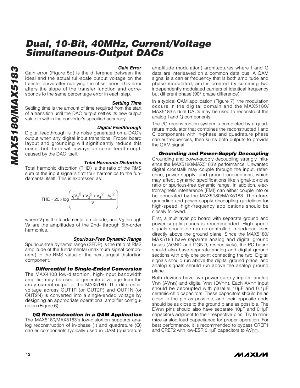 Rainbow Electronics MAX5183 User Manual | Page 12 / 15