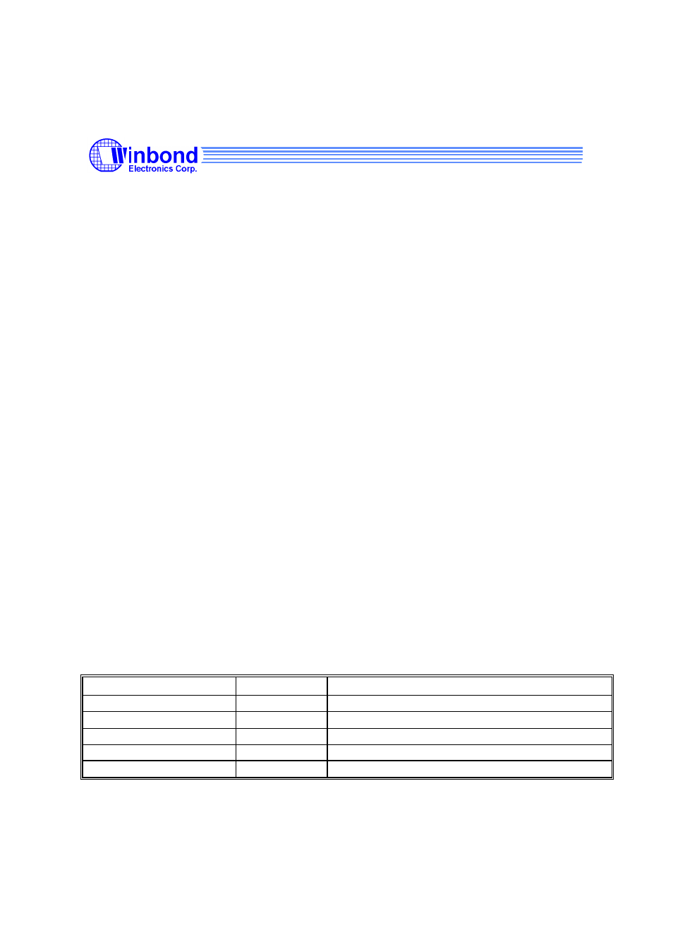 Rainbow Electronics W982516CH User Manual | 43 pages