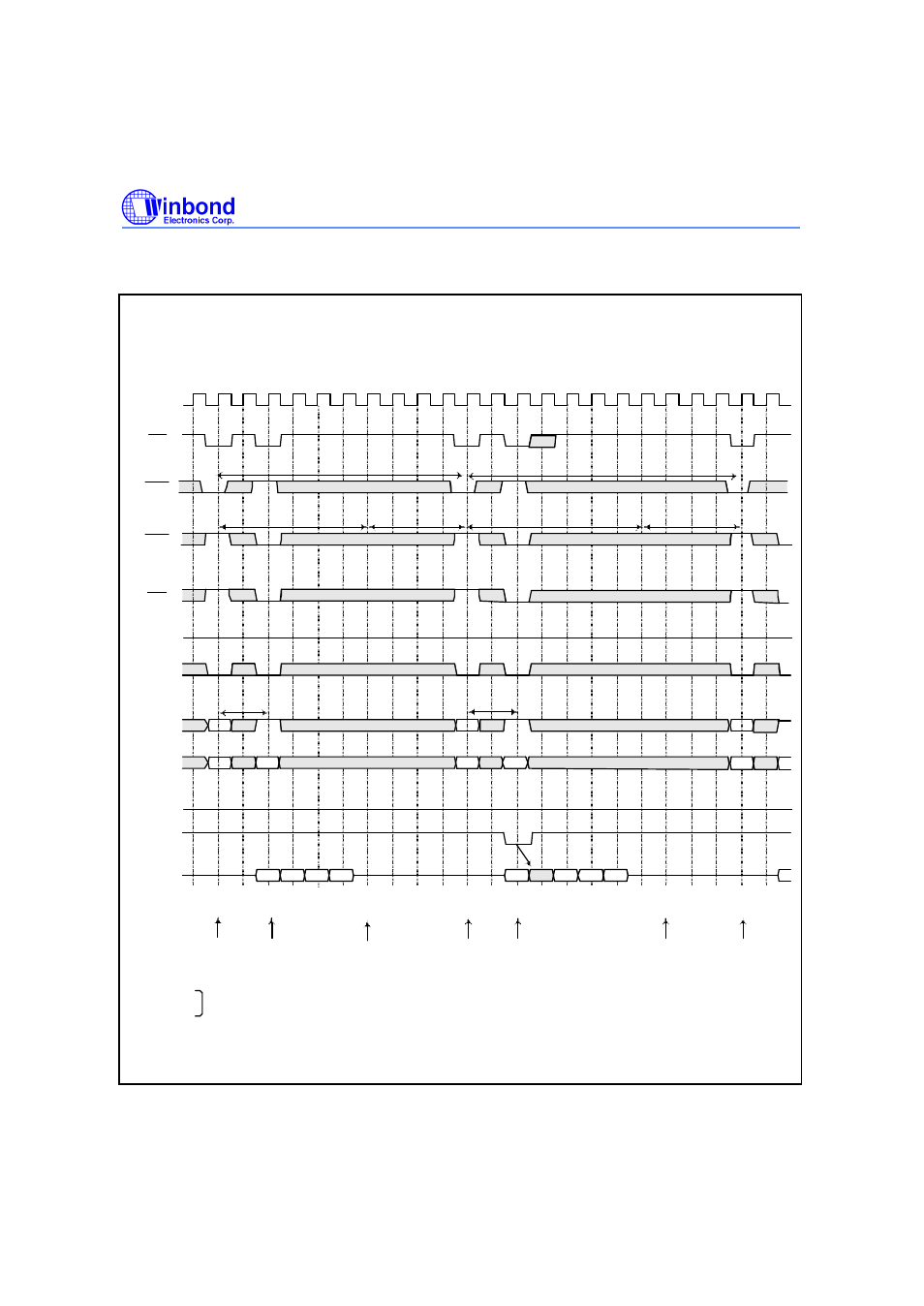 Auto precharge write (burst length = 4) | Rainbow Electronics W982516CH User Manual | Page 29 / 43