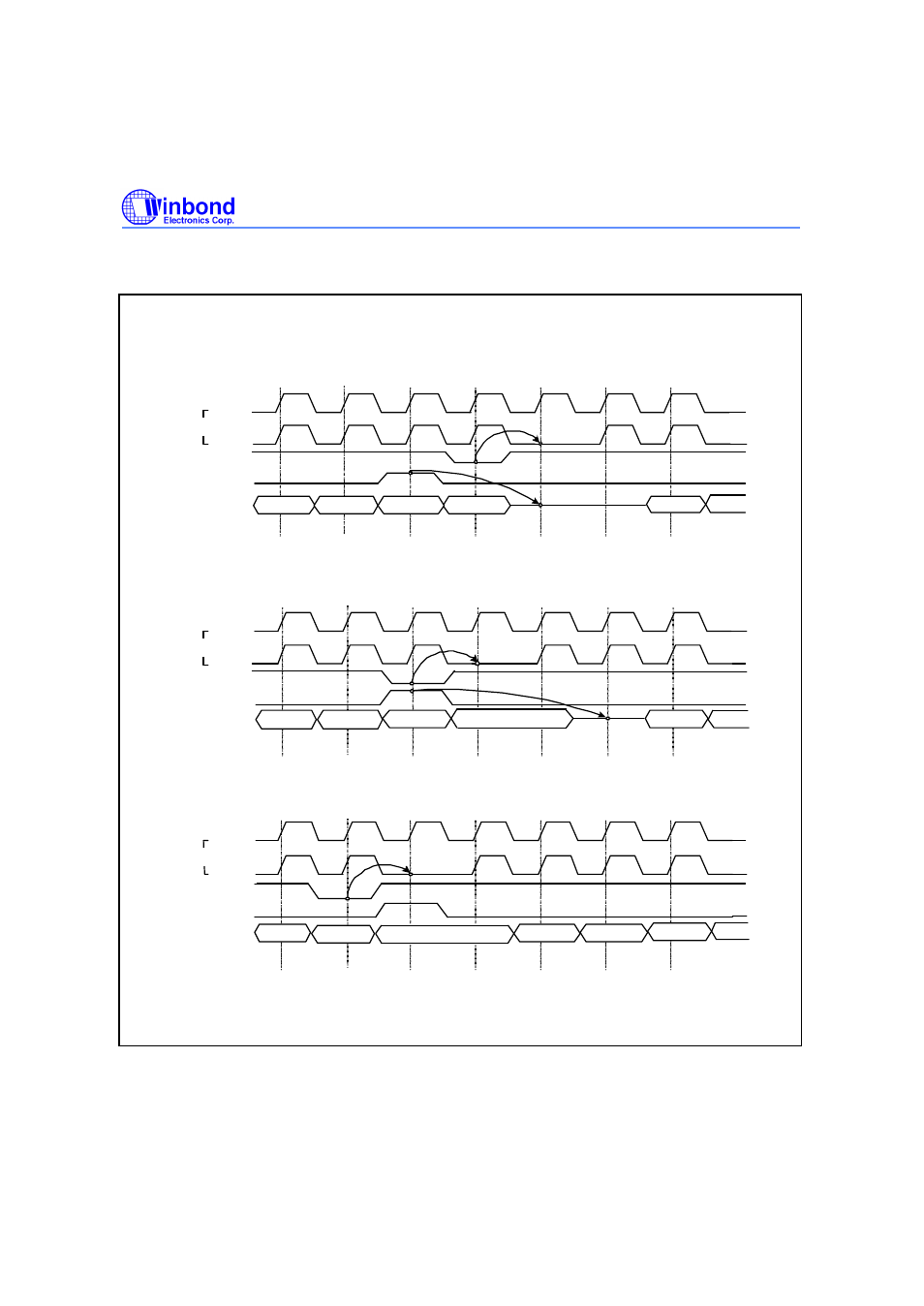 Cke/dqm input timing (read cycle) | Rainbow Electronics W982516CH User Manual | Page 40 / 43