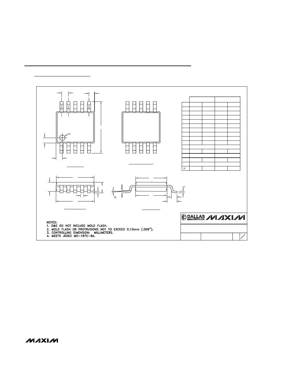 Package information | Rainbow Electronics MAX6696 User Manual | Page 19 / 20