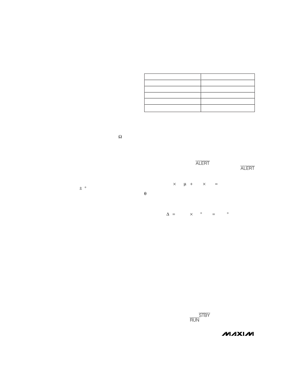 Table 1. remote-sensor transistor manufacturers | Rainbow Electronics MAX6696 User Manual | Page 8 / 20